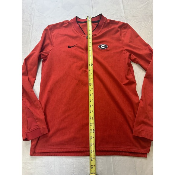 Georgia Bulldogs Red Nike Dri-fit Pullover Quarter Zip Small - Picture 5 of 7